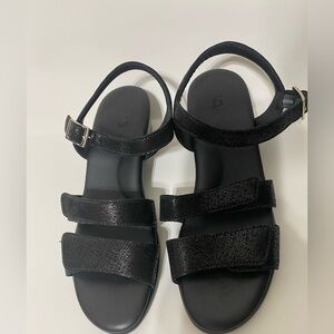 SAS Savanna Black Women's Sandals size 8.5